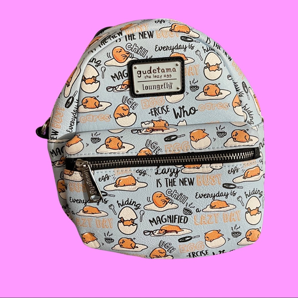 Loungefly gudetama backpack RARE